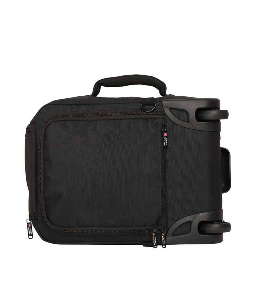 Laptop Briefcase Cum Trolley Backpack 23L, Black | LTB5 - SWISS ...