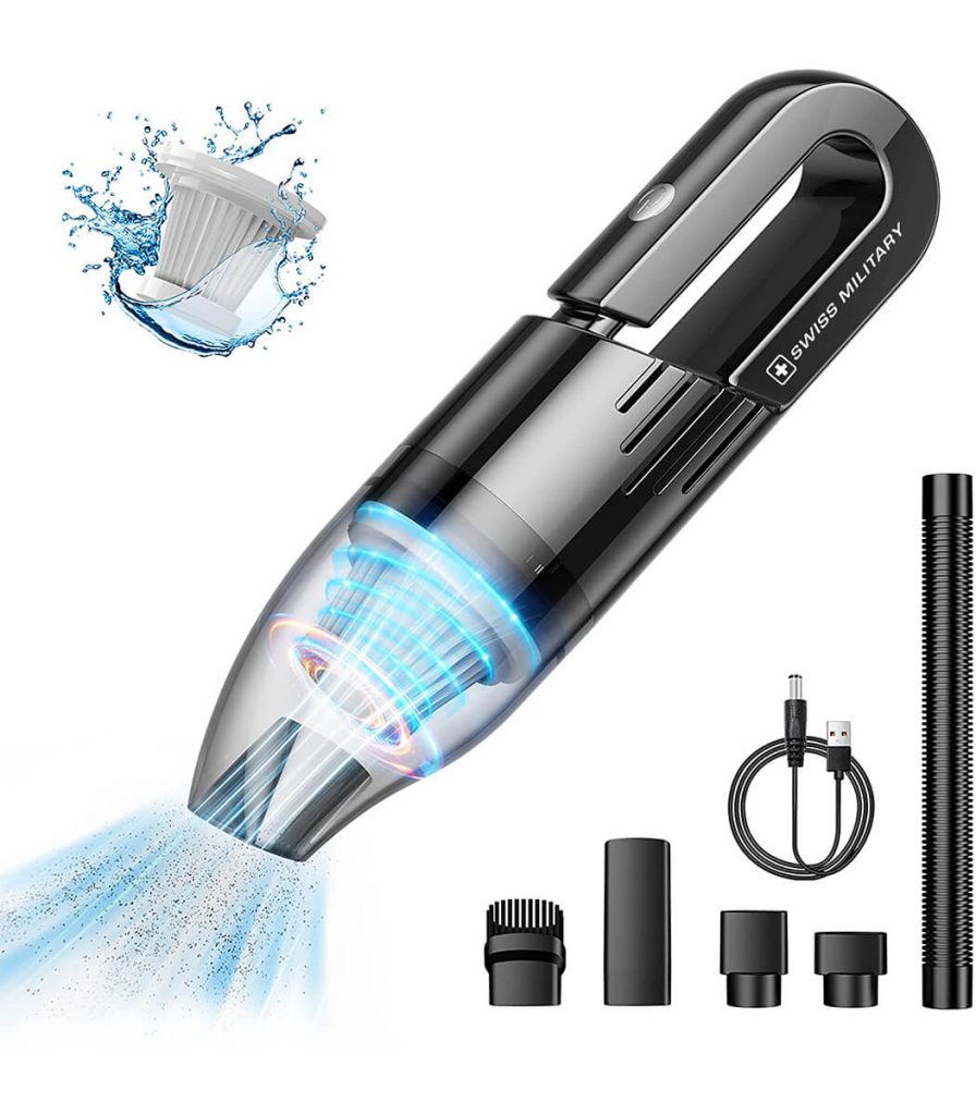 Wireless Vacuum Cleaner With 3 Attachments & 120W Motor | VC03 - SWISS ...