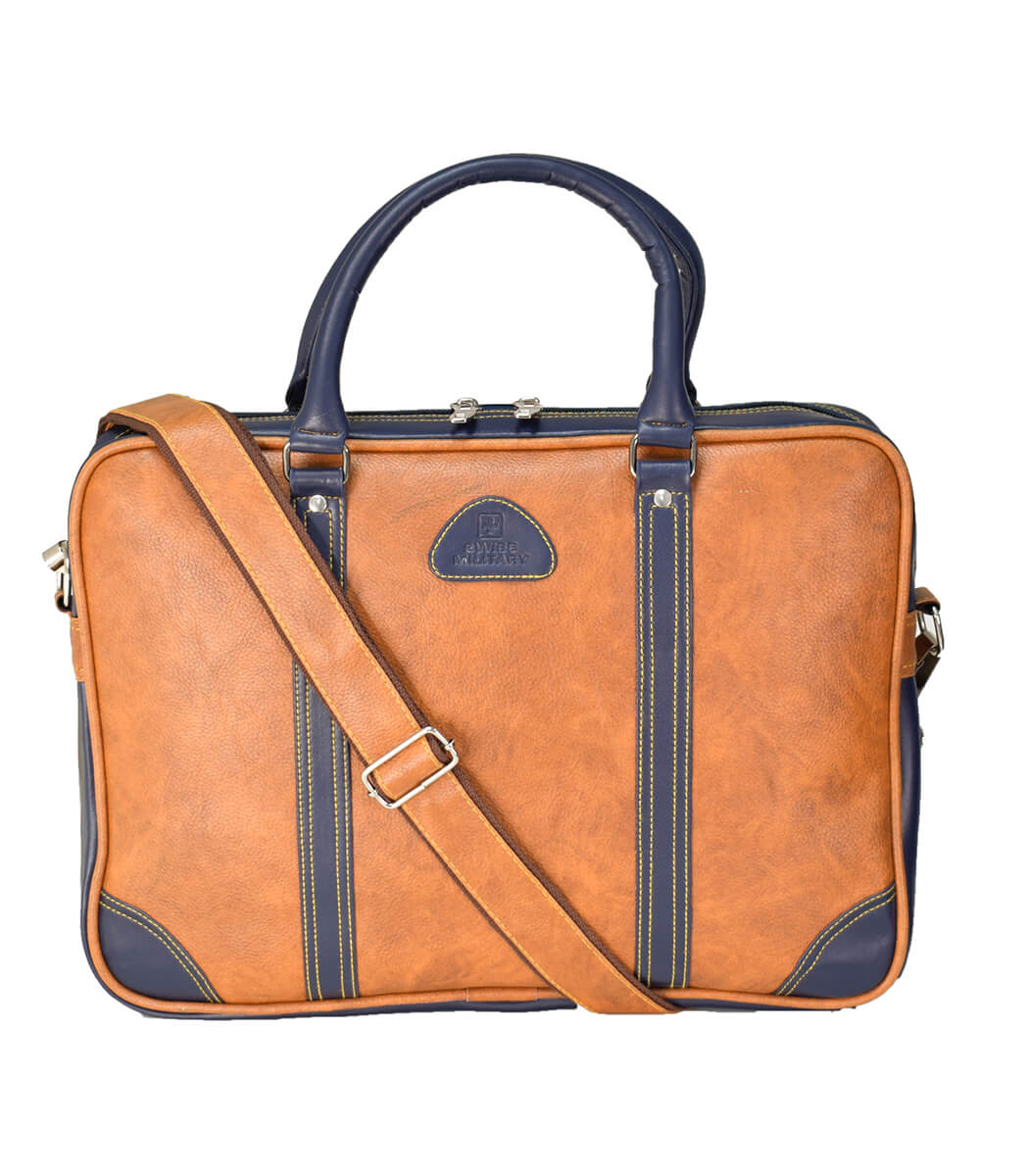 Coco Convertible Sling Laptop Bag  Can be used as a backpack  Dual tone  finish  Separate laptop space  Castillo Milano